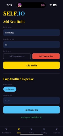 SELF.IO Screenshot 4 of 10