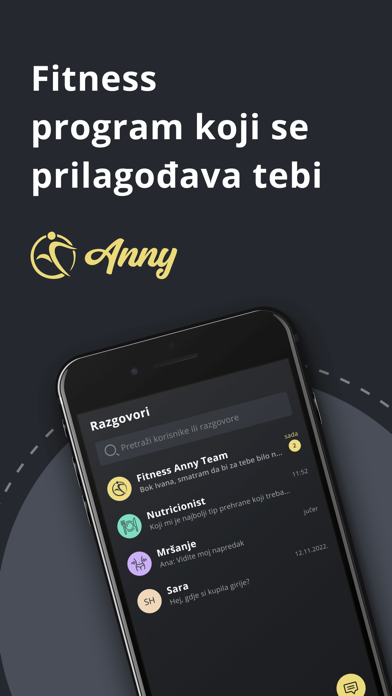 Fitness Anny iPhone screenshot 1 - Health & Fitness app