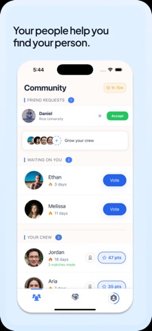 Bridge: Social Matchmaking iPhone screenshot