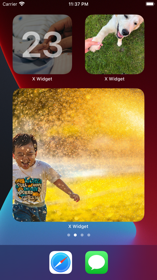 #2. X Widget (iOS) Podle: 雪 赵