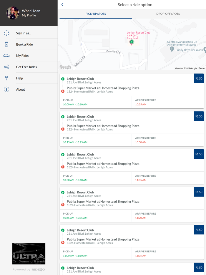 Ultra On Demand Transit
