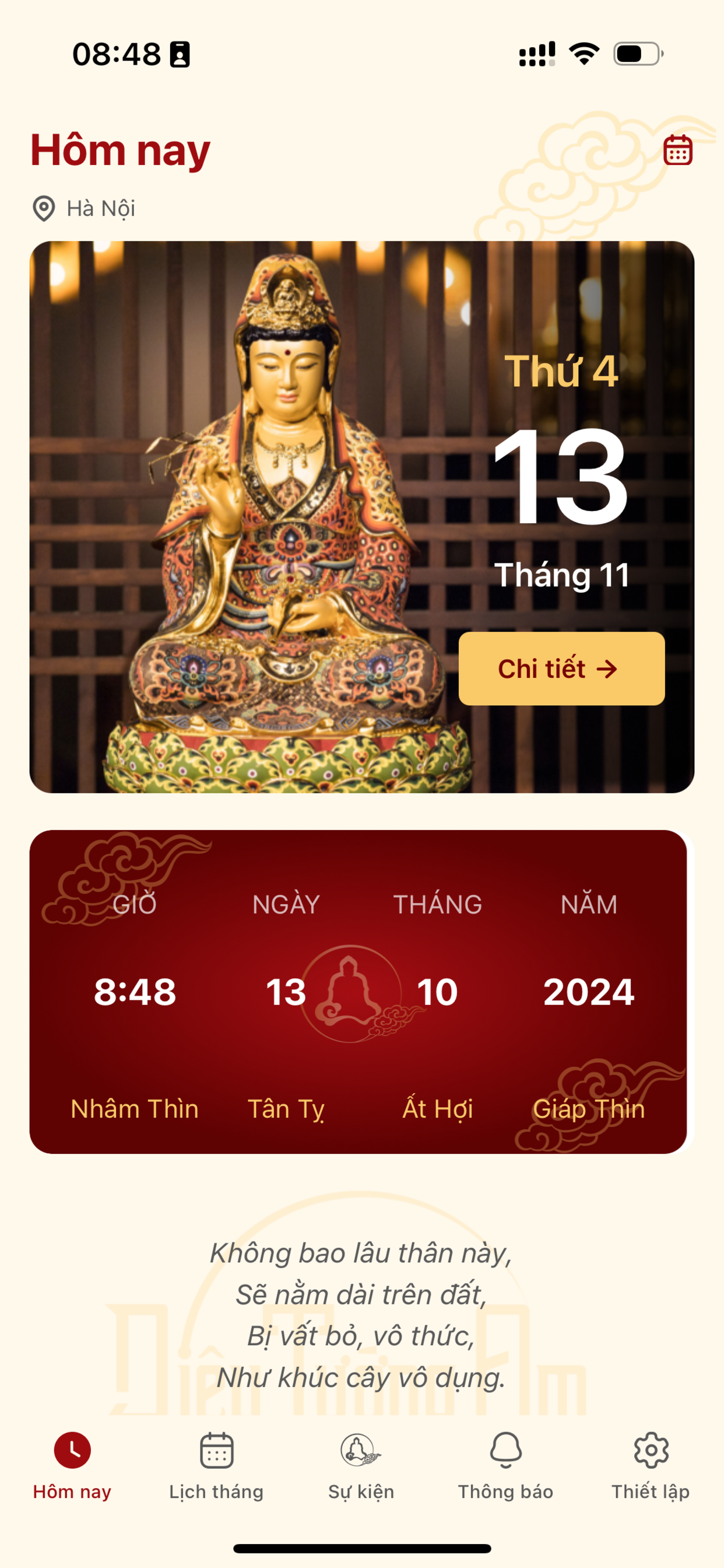 Lịch Phật Giáo DTA