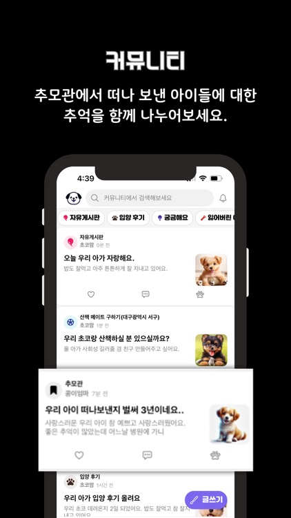 퍼피링크 - 반려동물 가정입양 screenshot-4