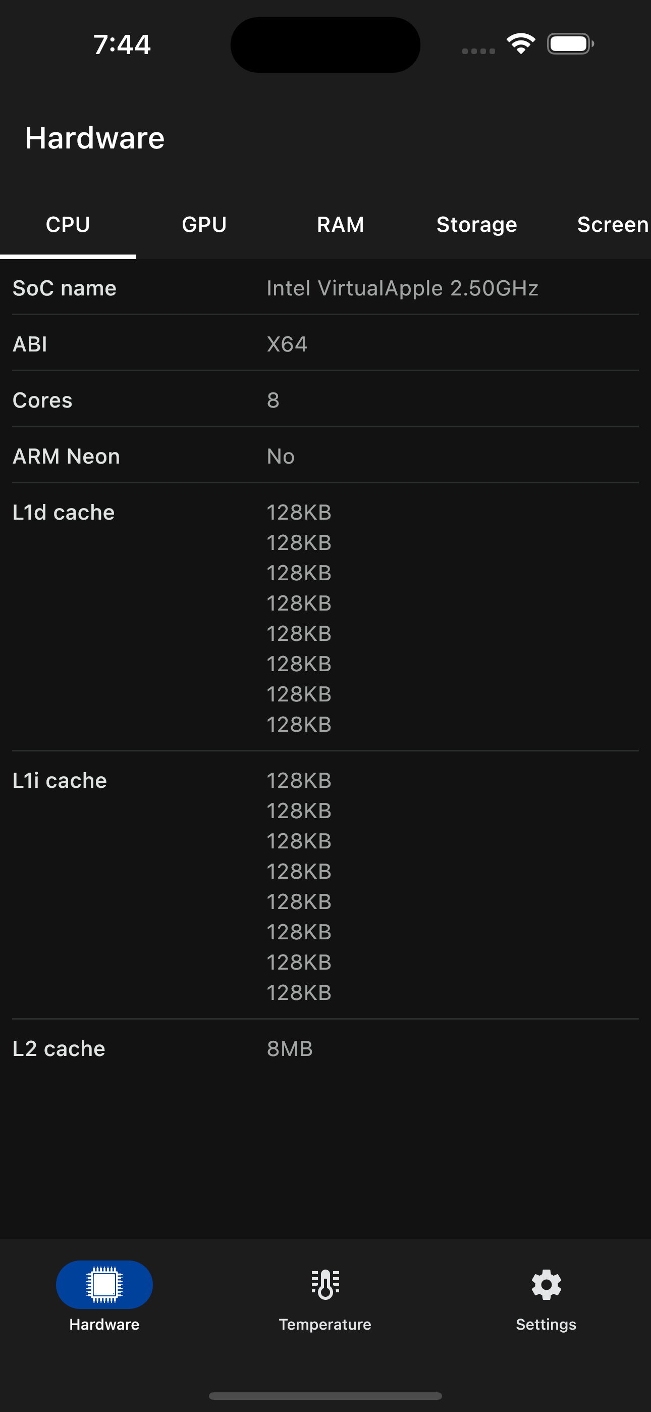 CPU Info