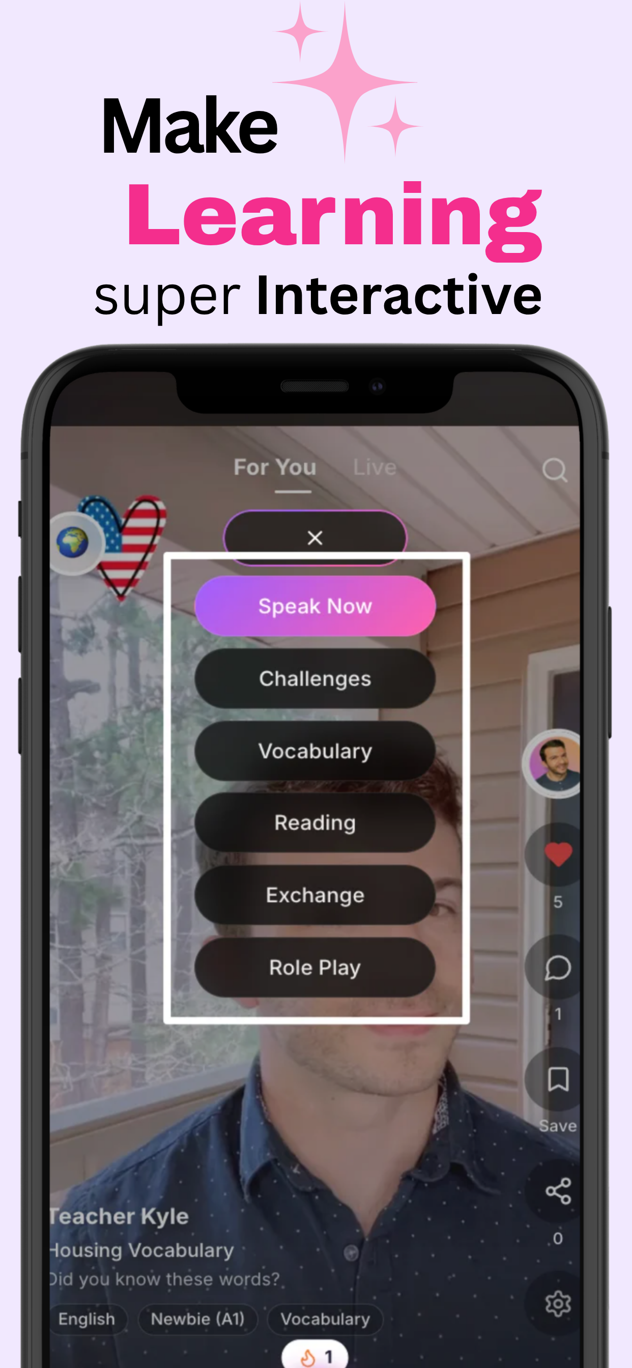 SpeakUp - Videos, Learn & LIVE