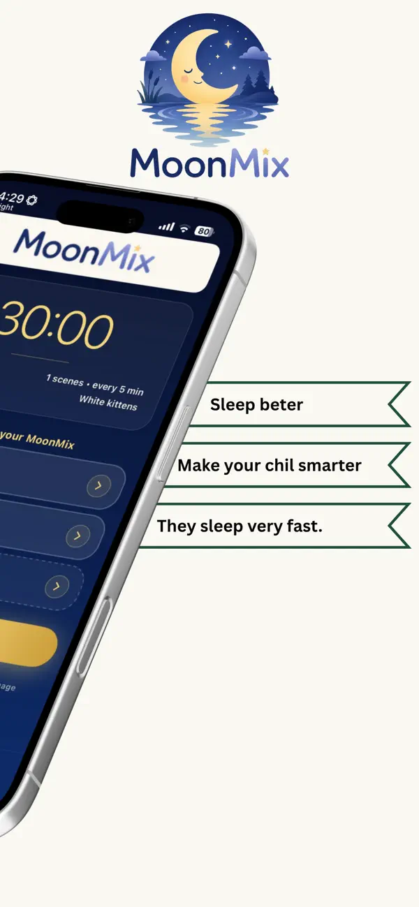 Screenshot #2 pour MoonMix: Sleep Sound Mixer
