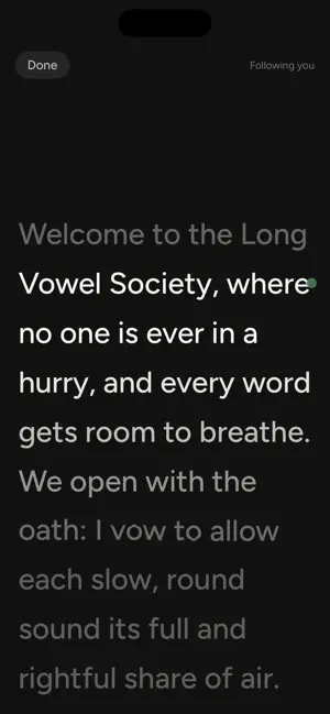 clearly: Voice & Teleprompter screenshot 1