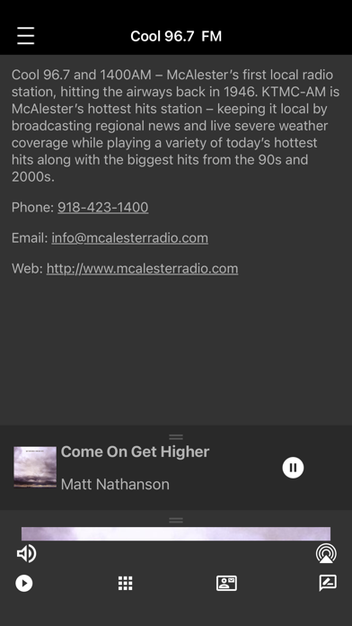 Cool 96.7 FM Screenshot
