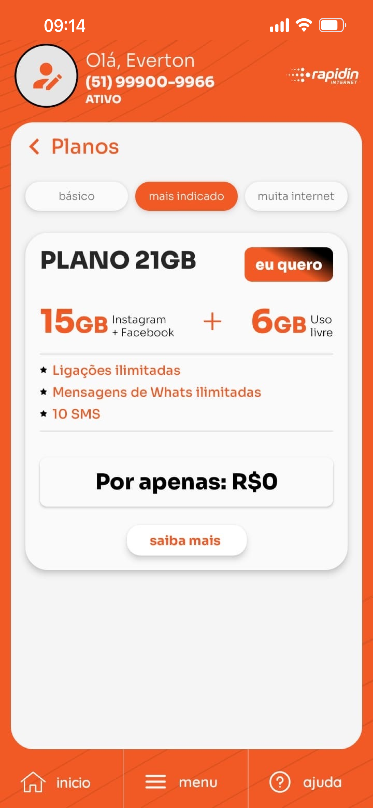 Rapidin - Telefonia Móvel screenshot 3