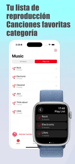 Captura de pantalla de WristPlayer - Música Y Vídeo en iPhone 4