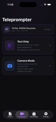 提词器: 台词与录像 screenshot