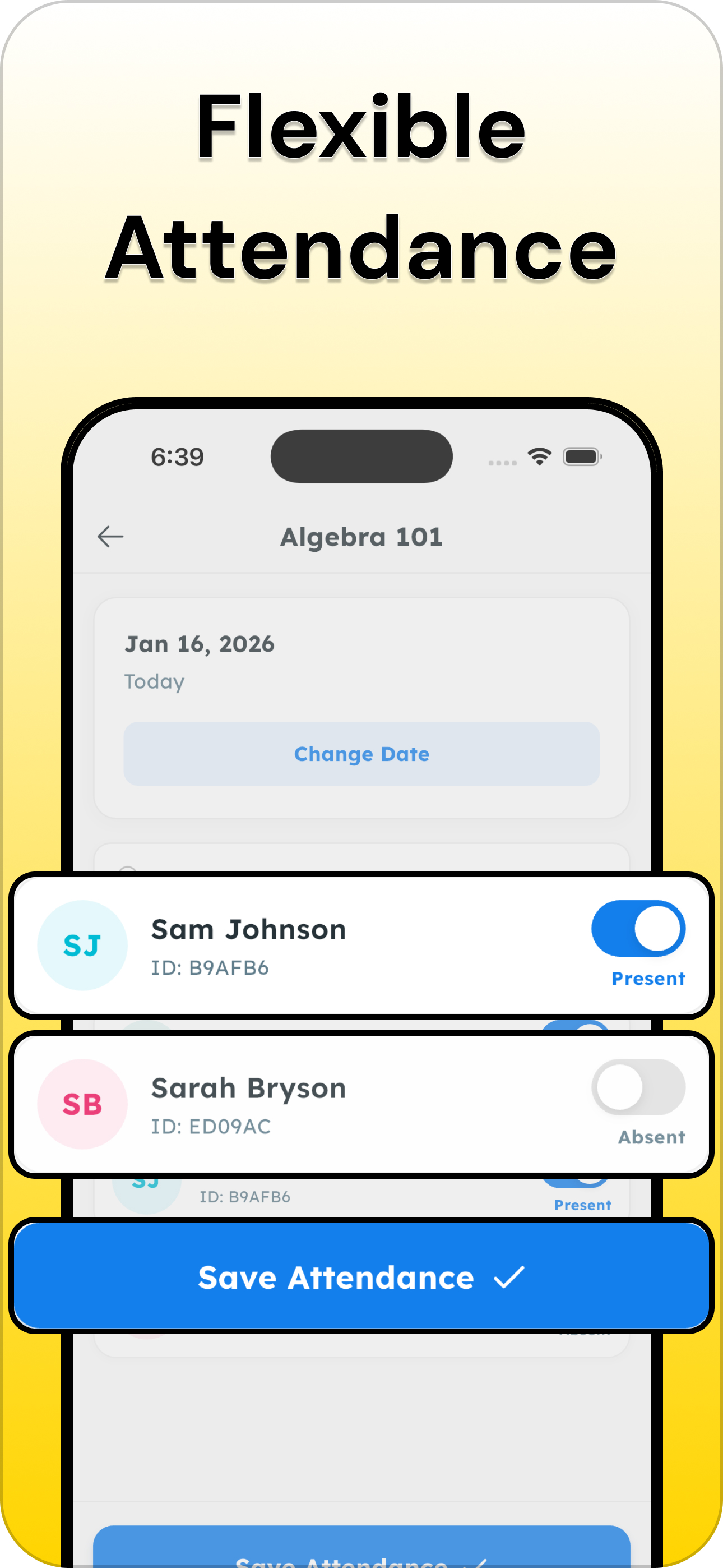 Attendace Tracker - AttendLog screenshot 5