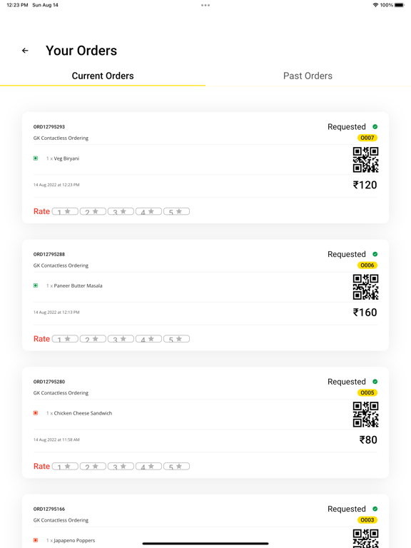 GoKhana iPad screenshot 7 - Food & Drink app