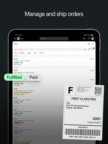 Shopify: Sell. Run a business. iPad screenshot 4