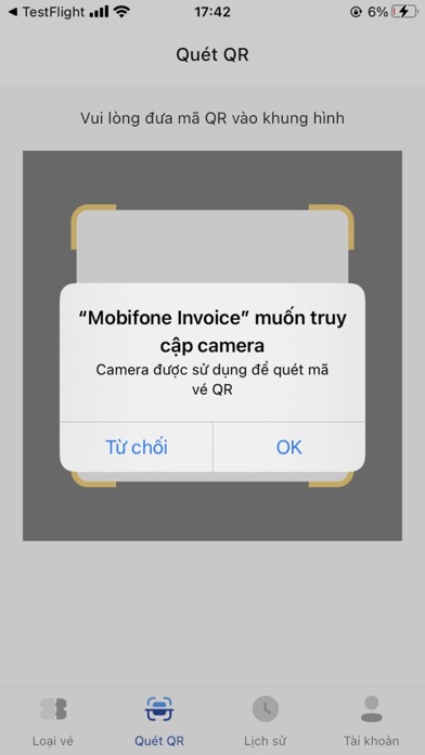MobiFone Invoice Screenshot