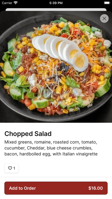 The Red Barn Restaurant iPhone screenshot 4 - Food & Drink app