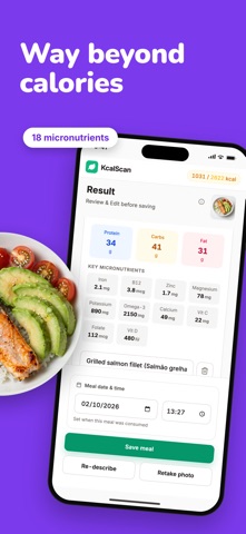 KcalScan — AI Calorie Tracker Screenshot 2 of 7