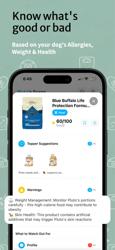 Doggo - Food Scanner & Health screenshot 3