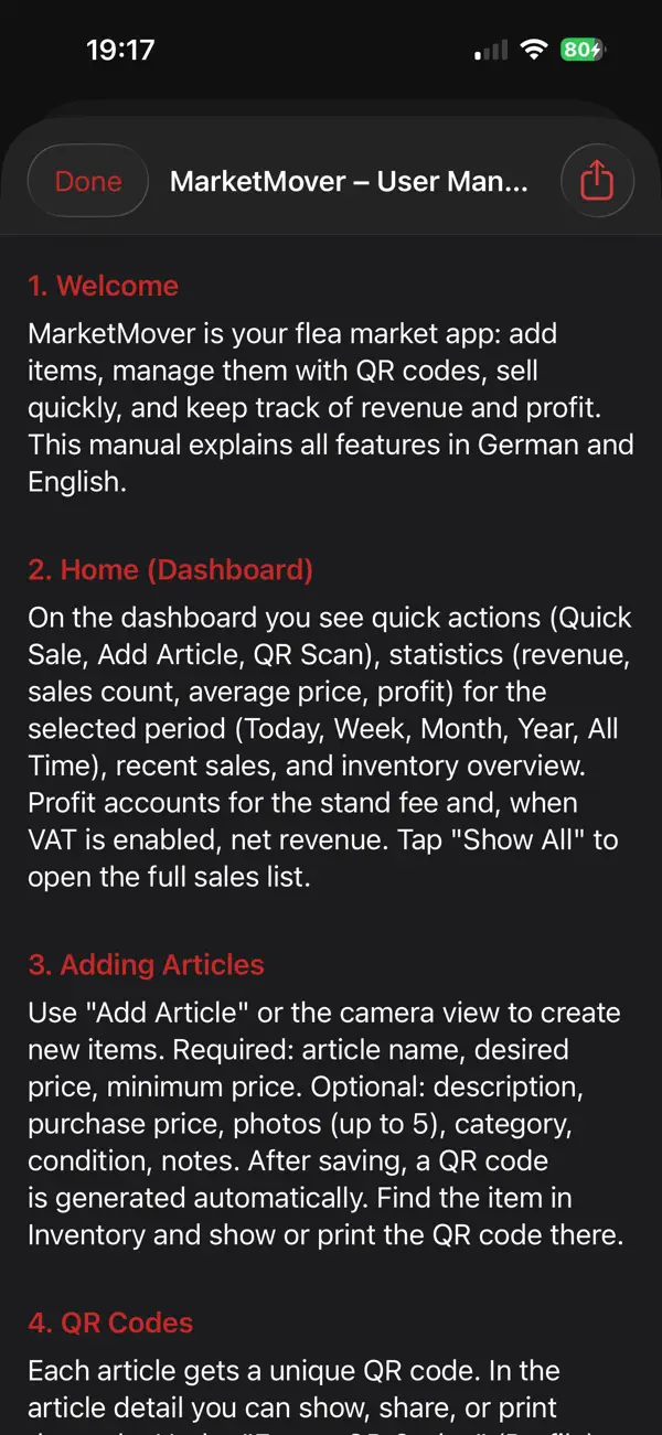 Screenshot #2 pour MarketMover