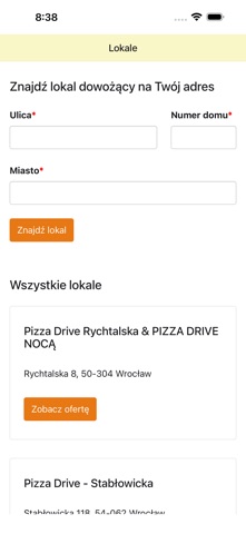 Pizza Drive - Wroclaw Screenshot 1 of 2