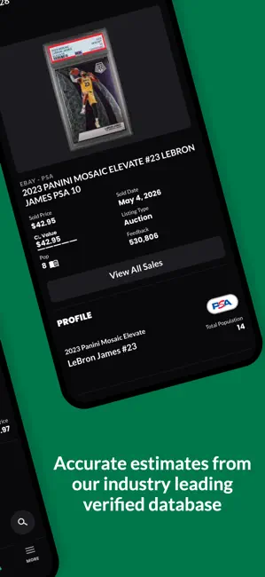 Card Ladder iPhone screenshot 2