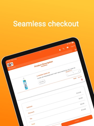 TCN Distributors iPad screenshot