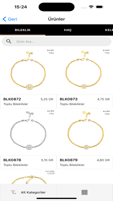 Milan Jewellery Screenshot