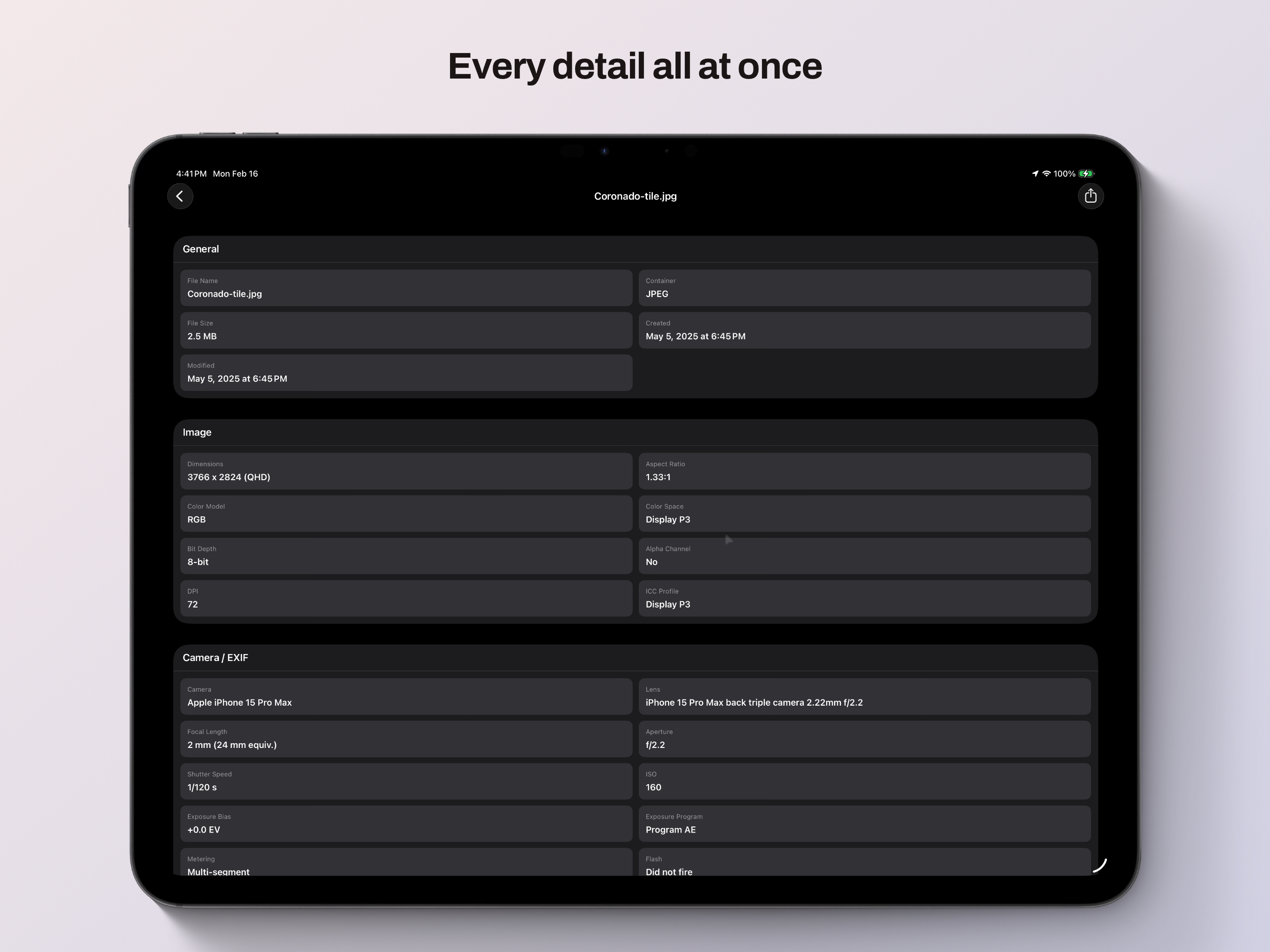 CodecAudit: Media Metadata