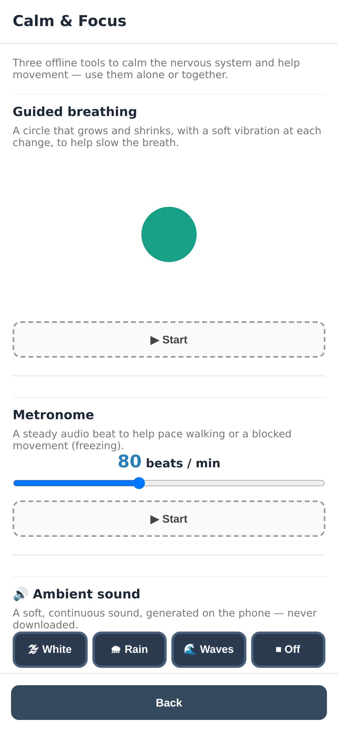 Screenshot 8 of Parkinson Companion