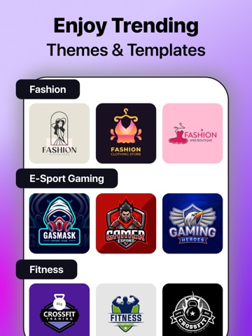 Logo Maker - Desgin Generator iPad screenshot