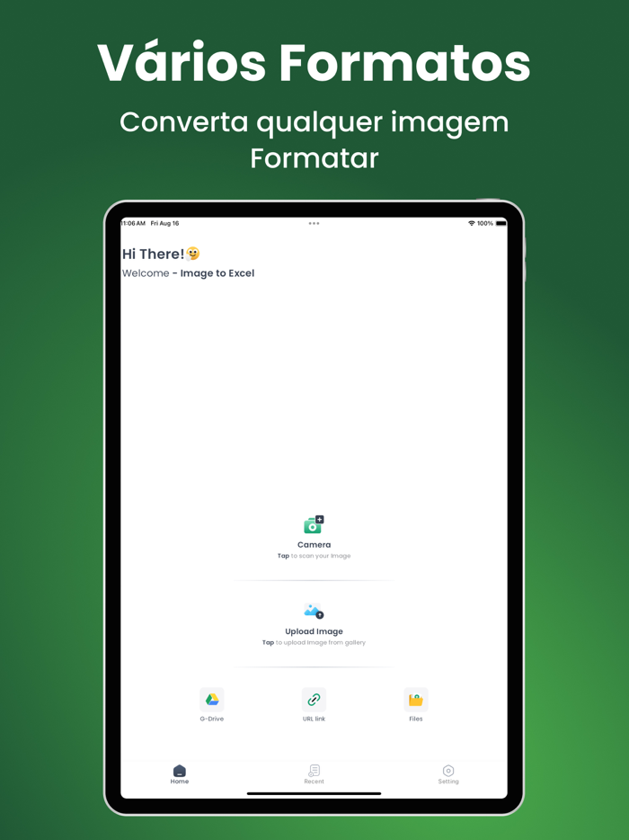 Converter Imagem para Excel
