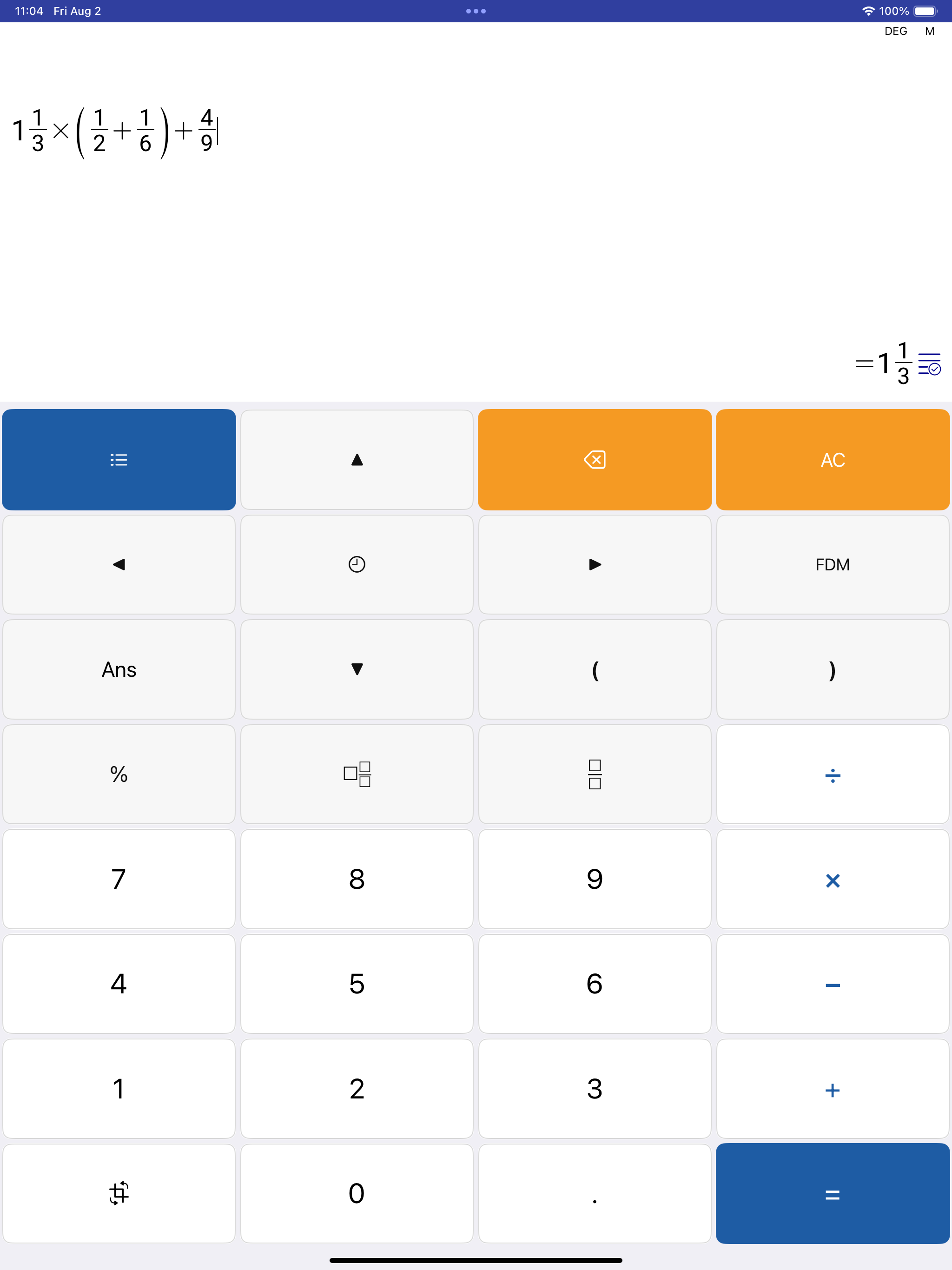 Fraction Calculator - Math Cal screenshot 7