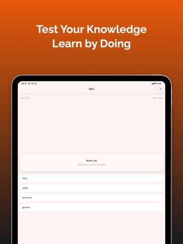 Fluego — Flashcards & Study iPad screenshot