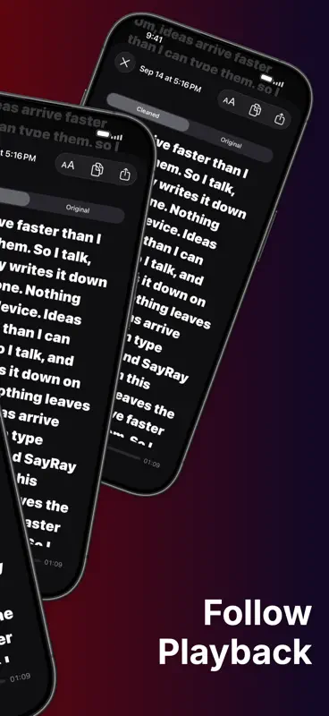 SayRay: Big Text as You Talk screenshot 2 of 8