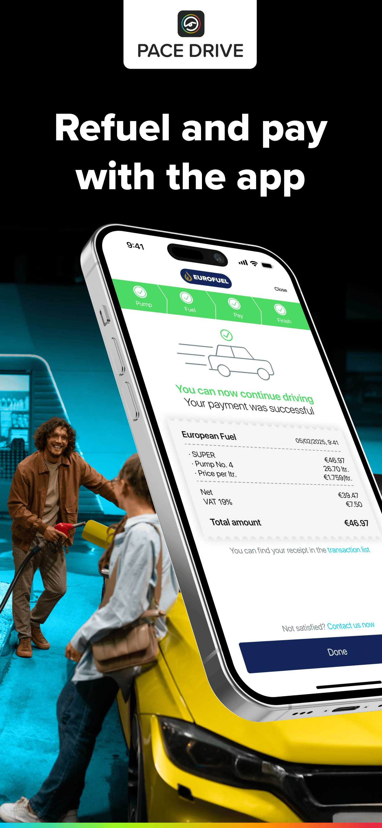 PACE Drive : paiement mobile