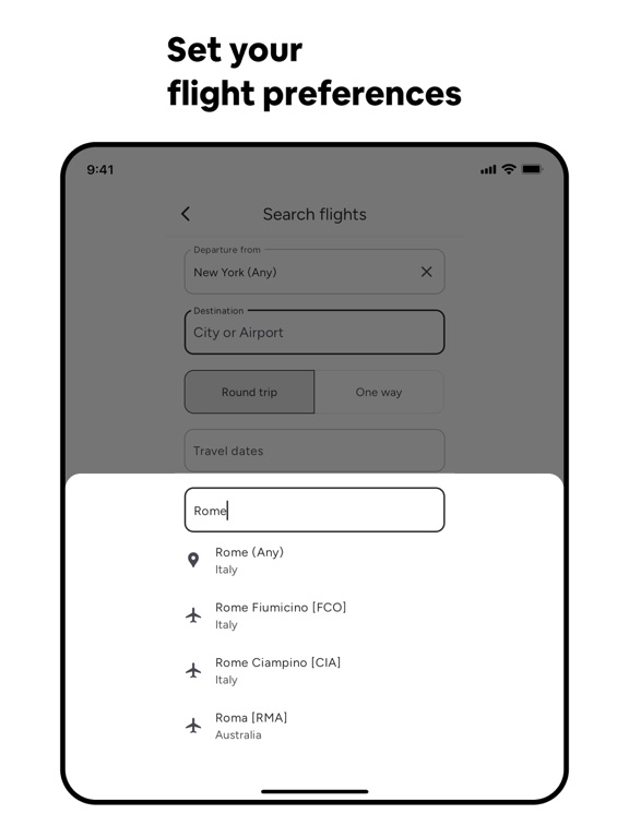 Screenshot #6 pour Airfare Alerts: Price Tracker