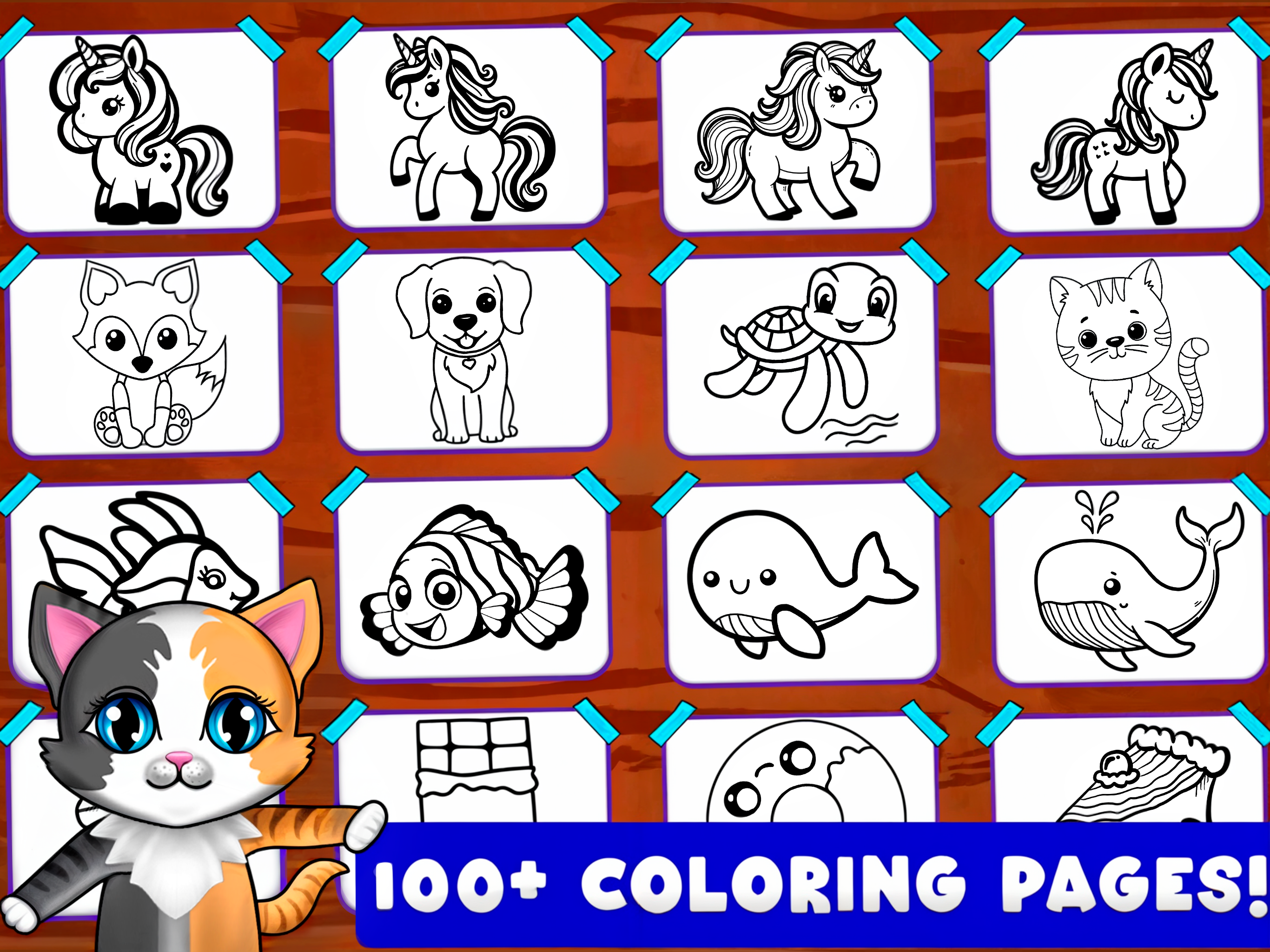 Colouring for kids - Hawkie