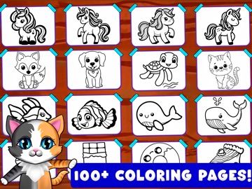 Colouring for kids - Hawkie iPad screenshot