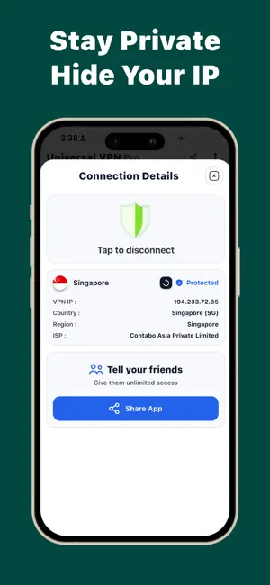 Universal VPN : Fast VPN Proxy screenshot 4