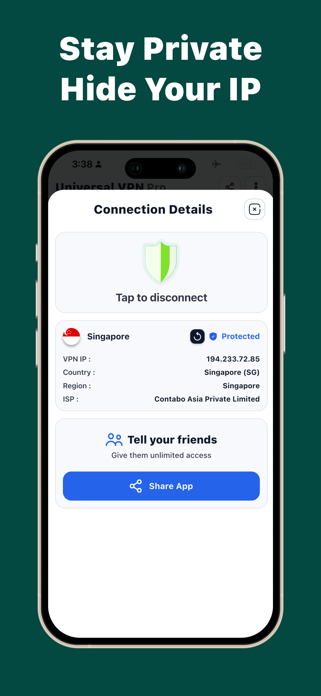 Universal VPN : Fast VPN Proxy Screenshot 4 of 6