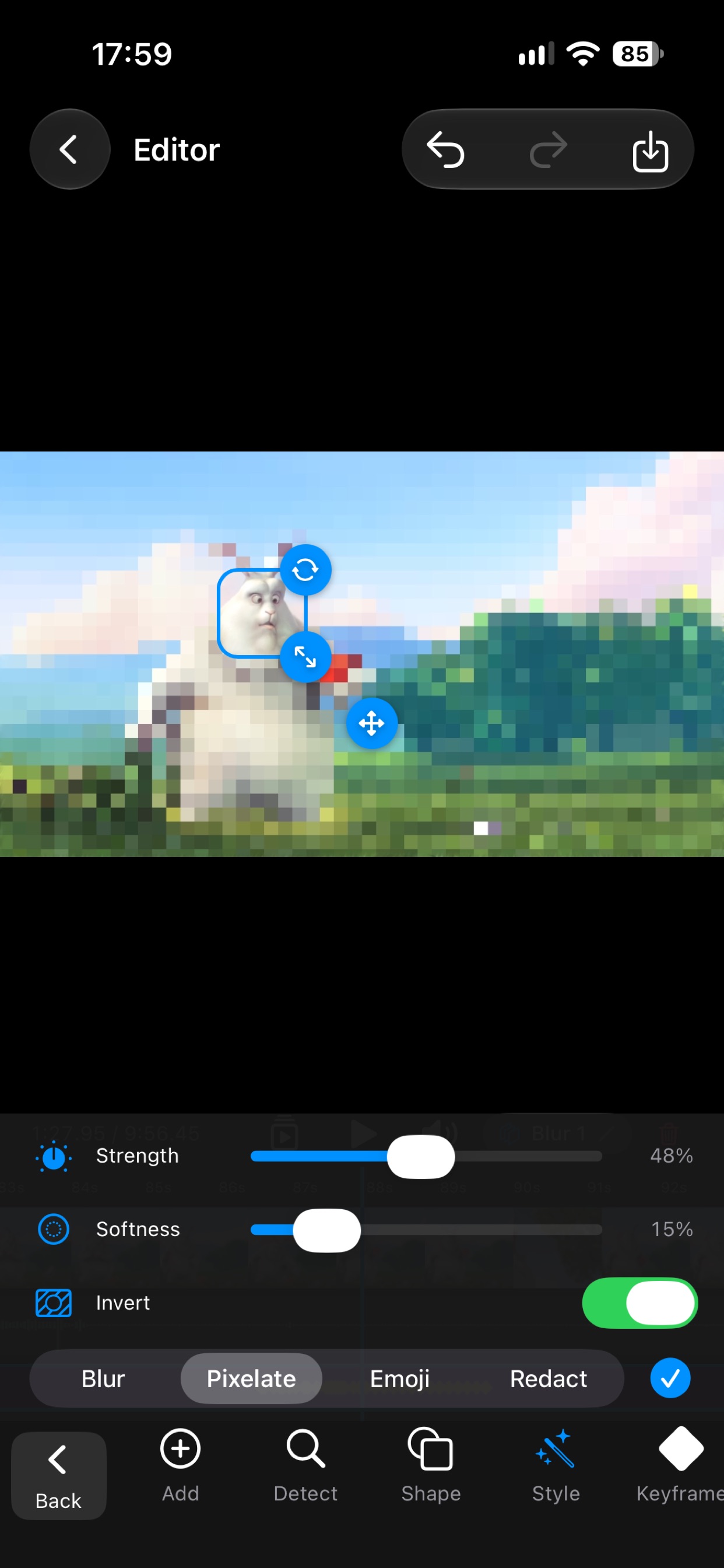 Screenshot 5 of Simple Video Blur