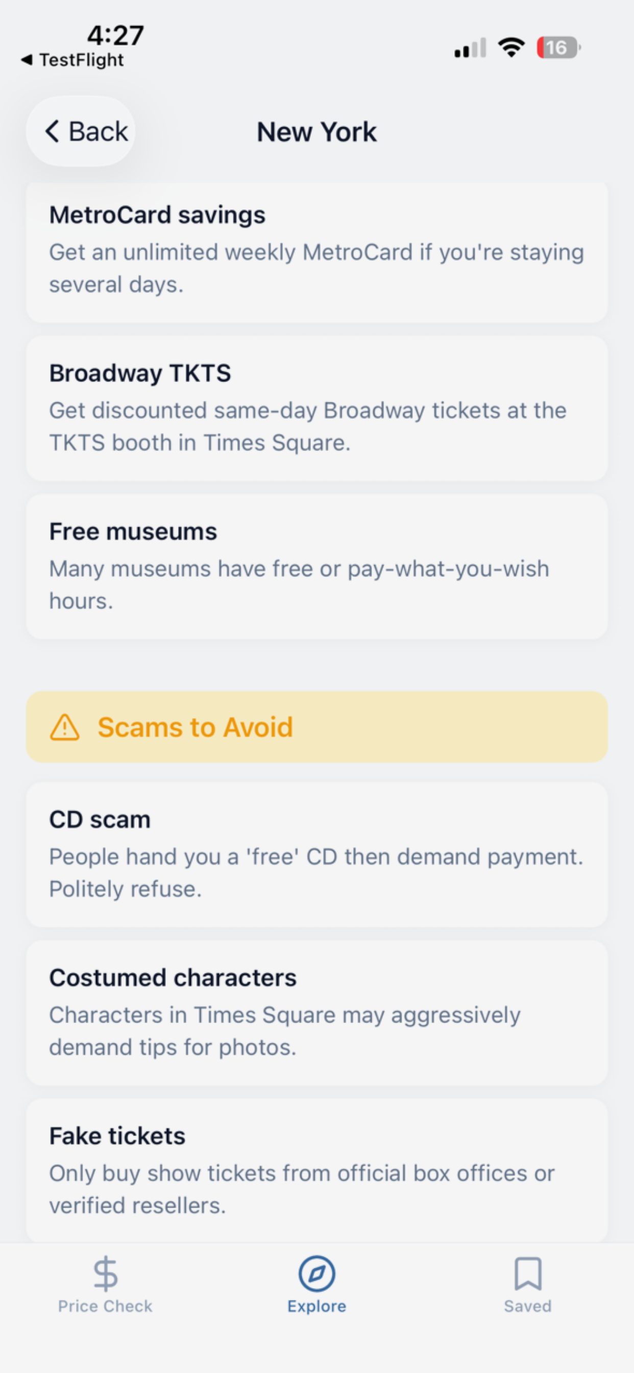 Travel Norms screenshot 4