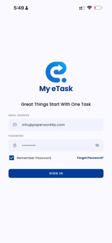 My eTask Screenshot 1 of 7