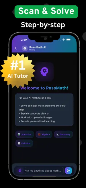 Quick Math Solver - PassMath screenshot 1