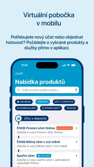 ČSOB CEB Mobile screenshot 2