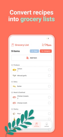Plum: Recipe Keeper screenshot