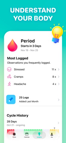 Cycle Tracker & Period: Cycles Screenshot 6 of 9