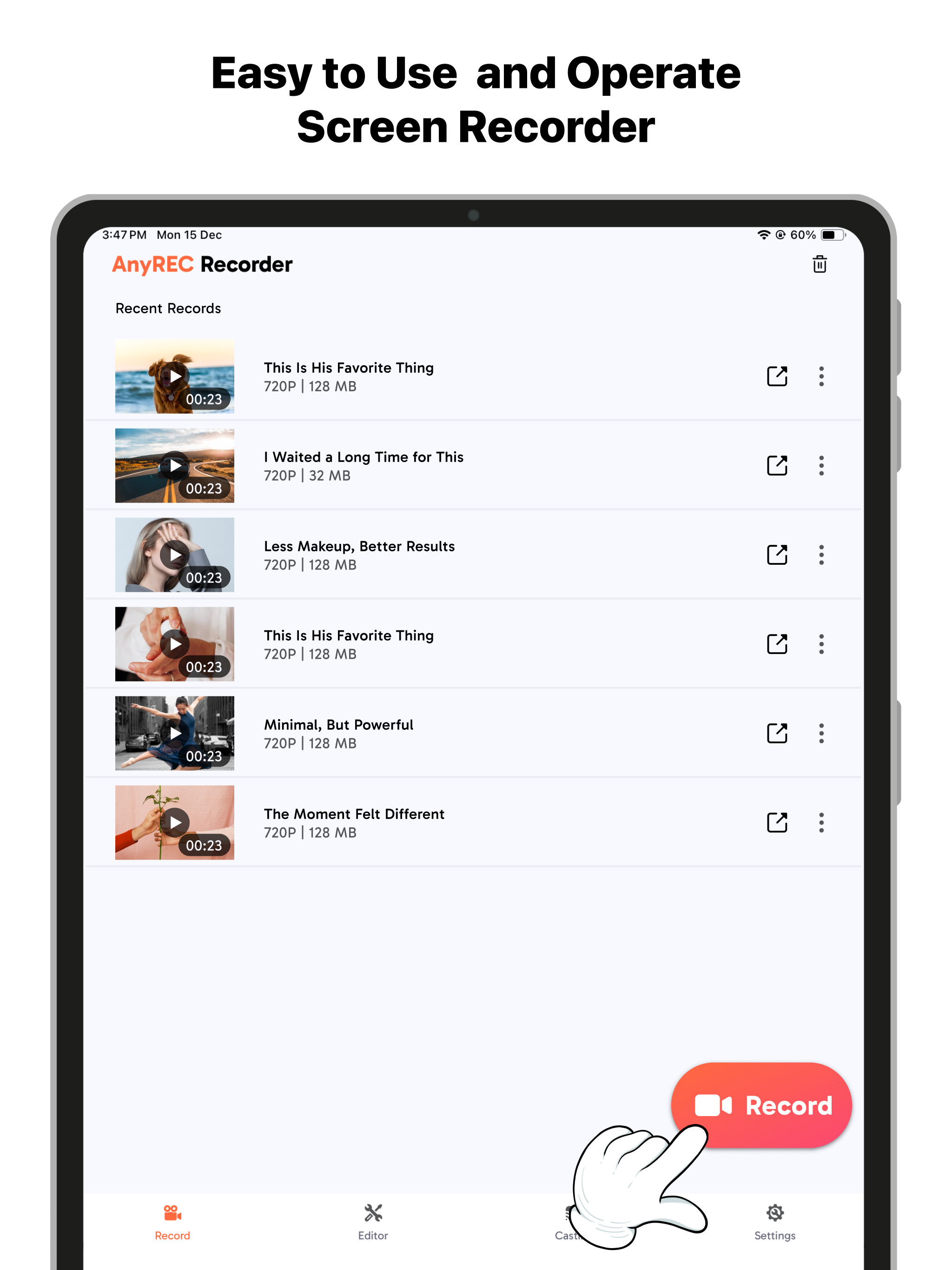 AnyREC: Screen Recorder, Share