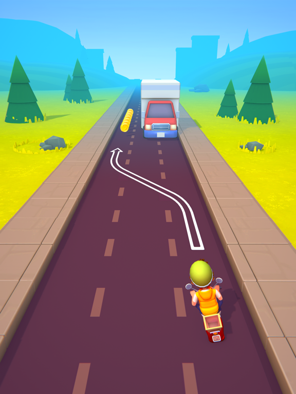 Screenshot #5 pour Paper Boy Race : Jeux de moto