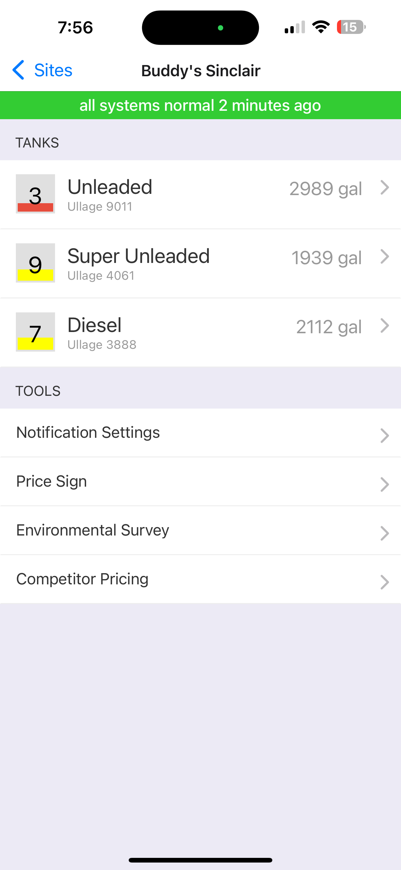 FUEL Management screenshot 3